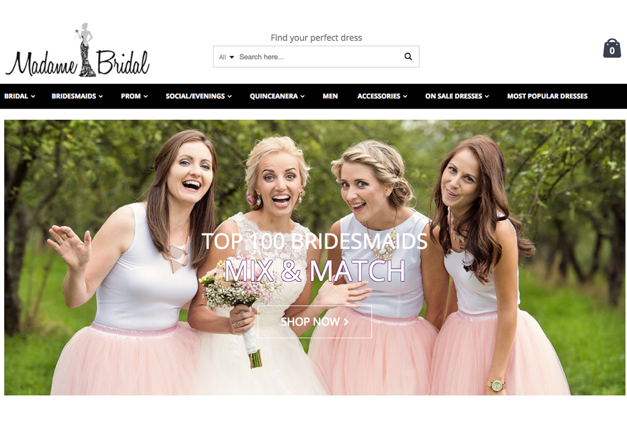 Madame Bridal Kdelariv Web Development Agency 3850